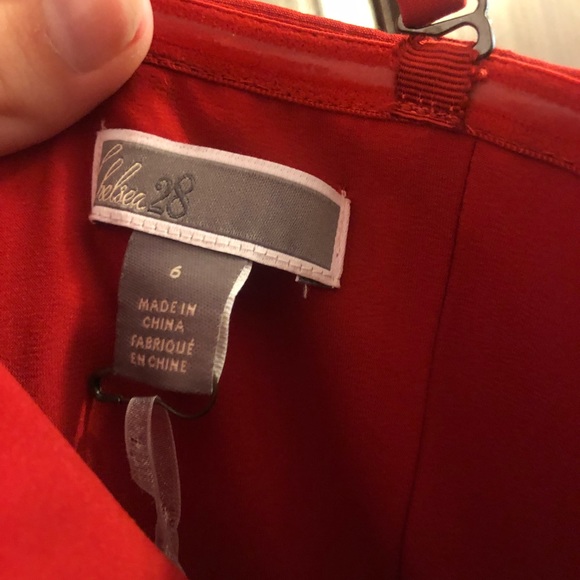 Red spaghetti strap dress - Picture 2 of 2